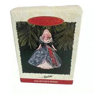Hallmark Keepsake Ornament Holiday Barbie
